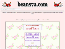 Tablet Screenshot of beans72.com